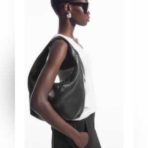 COS Mini Sling High-Shine Shoulder Bag